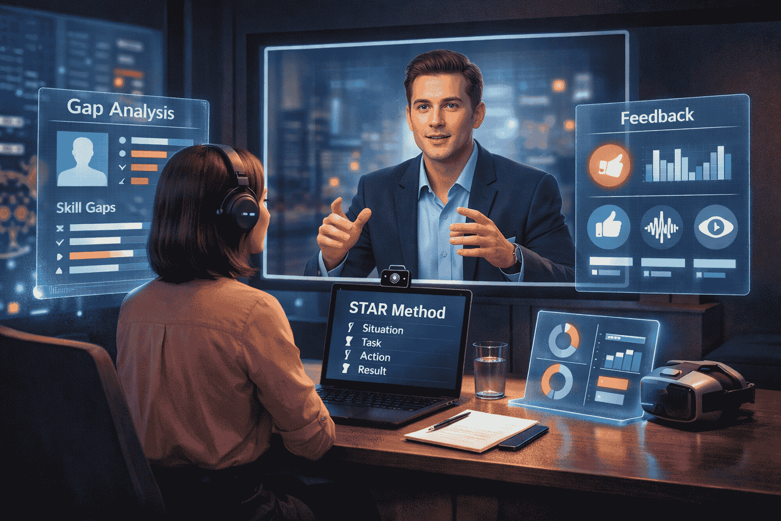 Simulatore di colloquio basato sull'IA: allenati e trova lavoro in 7 giorni